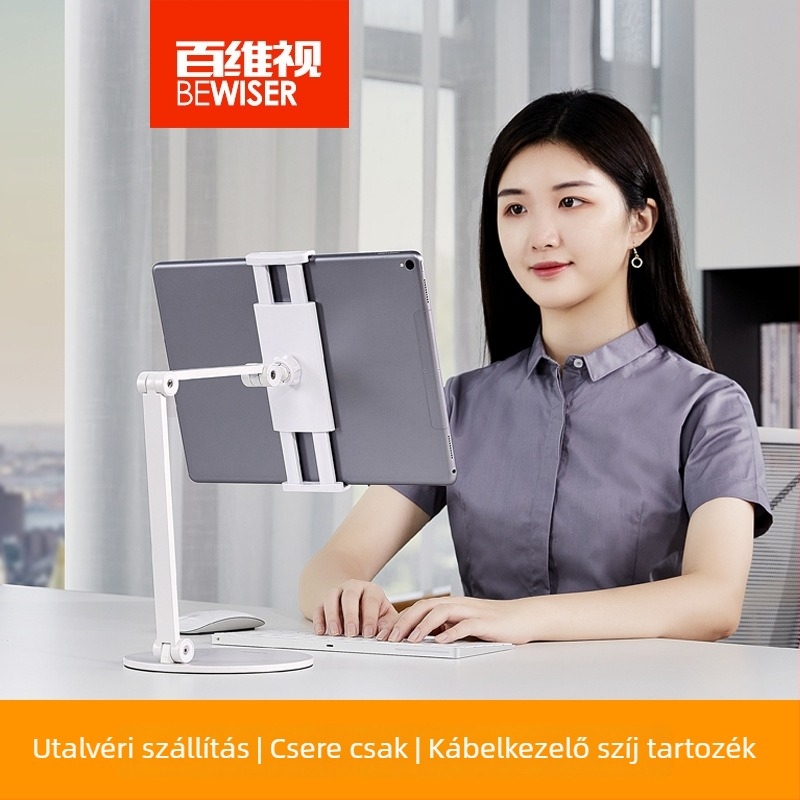 Univerzális asztali tartó telefonok és tabletek számára, DOIT 2, ötvözet