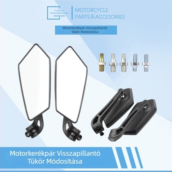 Motorkerékpár visszapillantó tükre — univerzális, 360° forgás, oldalsó tükör