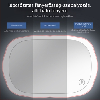 Autó belső napellenző sminktükörrel és LED világítással — érintéses vezérlés, utas oldali tükör (yeleno Road)