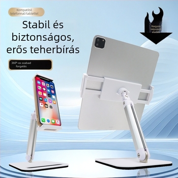 Xinlianxin Bx-n03a Mobiltelefon-tartó logóval, összecsukható forgó kialakítás, gravírozott minta