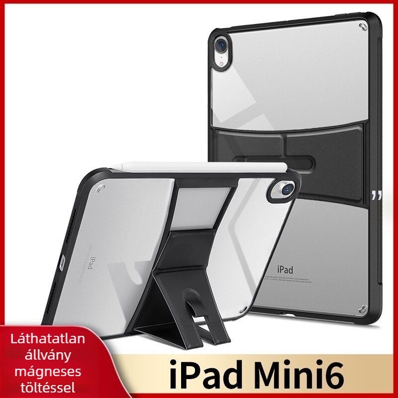 Átlátszó akril védőtok iPad 10.2-höz Mini7 állvánnyal