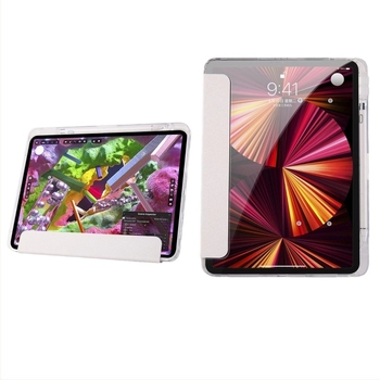 Átlátszó akril tok iPad Pro 12,9-hez tolltartóval; mágneses átlátszó tok 10,5 hüvelykhez