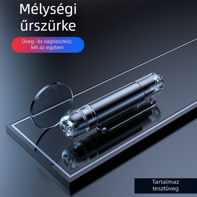 Autóablak törő szerszám — vészhelyzeti menekülő eszköz, alumínium‑ötvözet + ABS + acél, 100 g, Zhejiang eredet