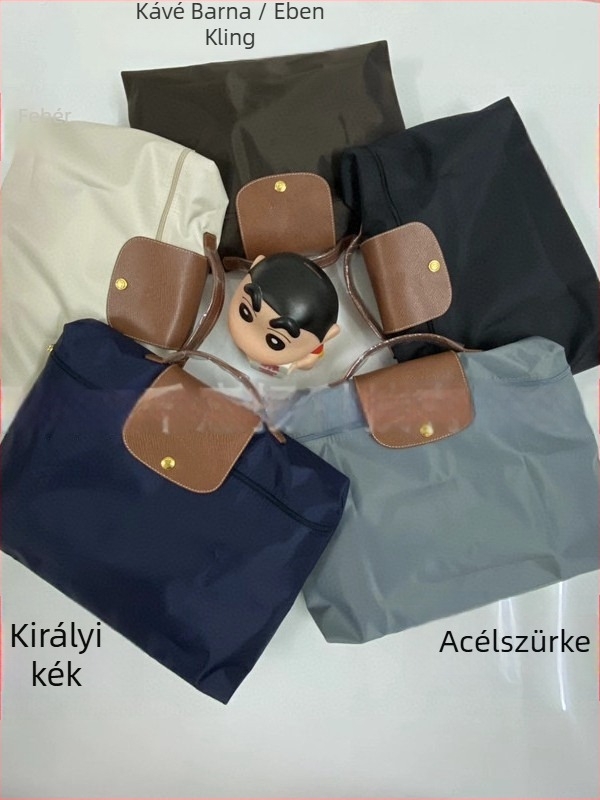 Dumpling-stílusú laptop-táska — vízálló, nylon anyag, nylon bélés, uniszex