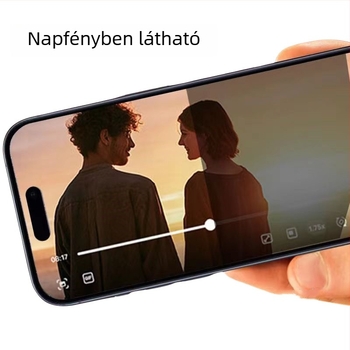Anti-reflexiós AR kijelzővédő fólia iPhone 16 Pro Maxhoz