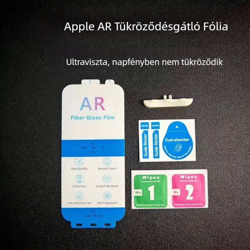 Anti-reflexiós AR kijelzővédő fólia iPhone 16 Pro Maxhoz