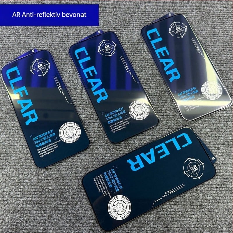 Tempered glass kijelzővédő Apple 17 Pro Max, 17 Pro és 17 Air – anti-reflektív, teljes lefedettség, ujjlenyomat-mentes, ütésálló, HD tisztaság