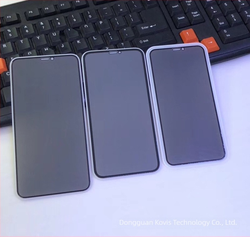 Alumínium adatvédelmi képernyővédő iPhone 16 Pro, 13 Pro, 14 Pro – edzett üveg