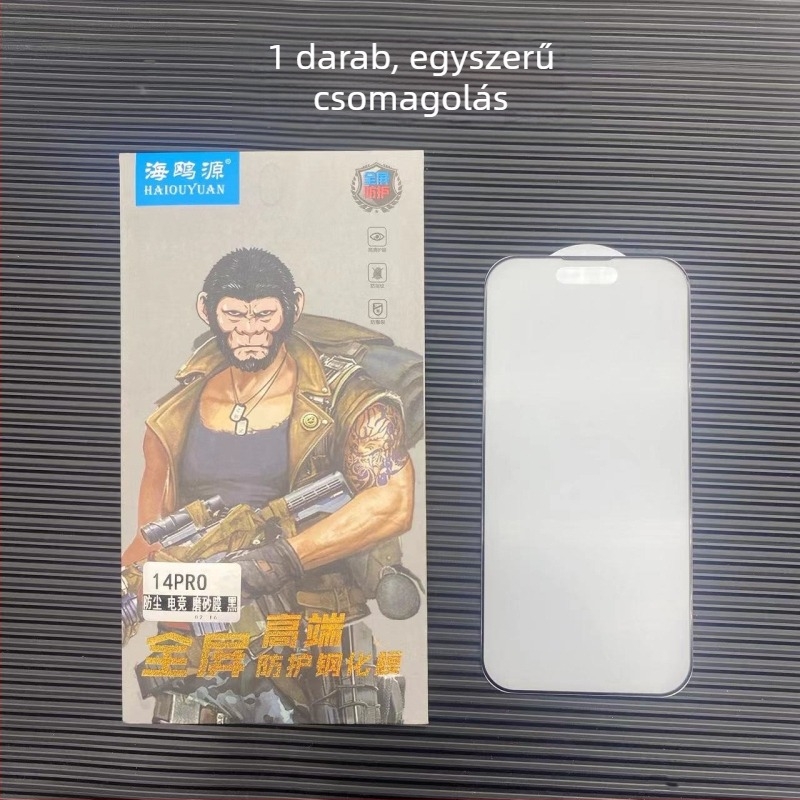 Anti-ujjlenyomat-mentes matt felületű védőüveg a kijelzőhöz iPhone 17, 13/14 és 11 Pro Max XR számára