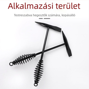 Villanyszerelő kalapács, fej magas széntartalmú acélból, dupla fej, acél nyél, 300 g/500 g