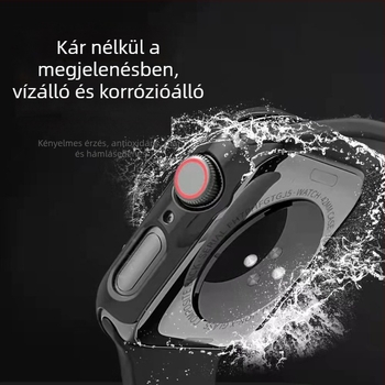 Apple Watch Series 7/6/4 képernyővédő fólia – hidrogél, teljes fedés, HD, ujjlenyomat-mentes