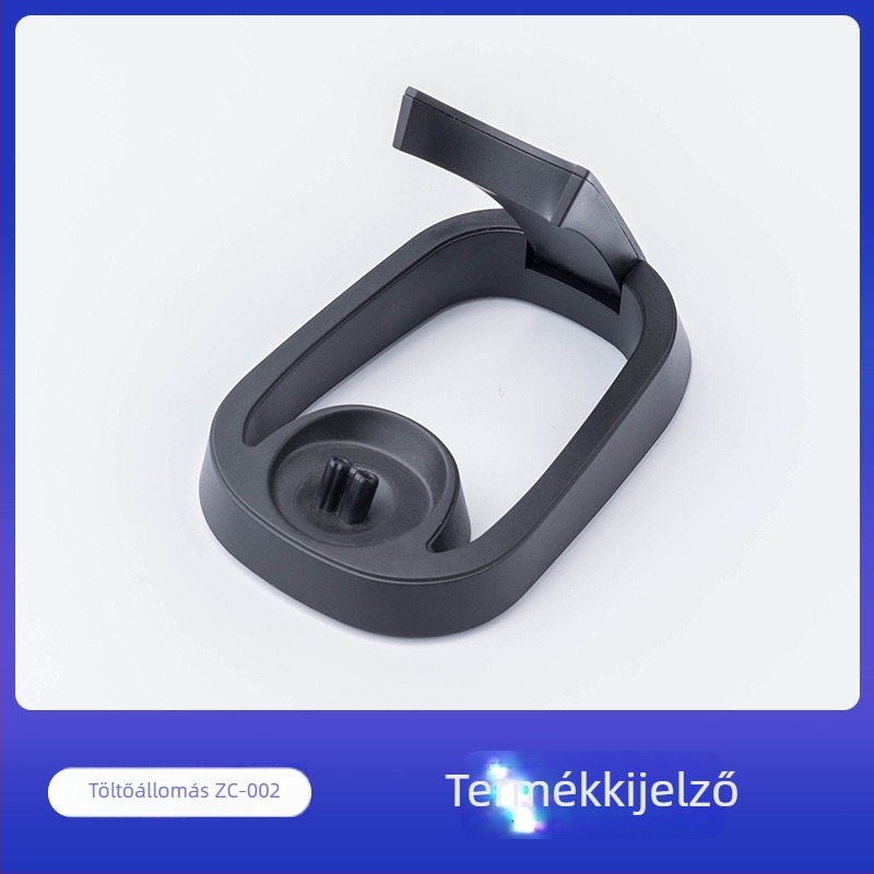 Borotva töltőalap ABS anyagból, 220V, aljzattípusú tápegység, összecsukható közvetlen töltéshez, modell 001