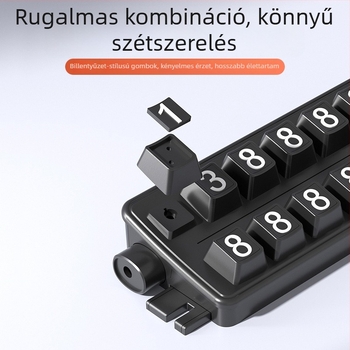 Jsn Autó ideiglenes parkolási jel vészkalapáccsal, acél kése és világítással, multifunkcionális tervezés telefonszám feliratával — Modell T-61, Anyag: Műanyag