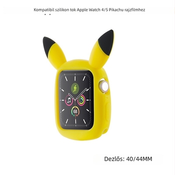 KEMOKA szilikon védőtok Apple Watch Series 7-hez Pikachu dizájnnal