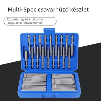 Shuangyun Hardware 50-in-1 mágneses Cr-Mo acél csavarhúzó készlet mobiltelefon és számítógép karbantartáshoz