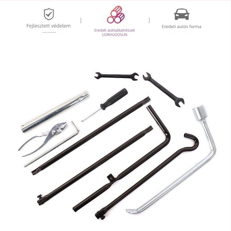 Jármű karbantartó eszköz készlet – acélból, LC150/LC200, 12–13 darabos készlet, szerszámtartó doboz