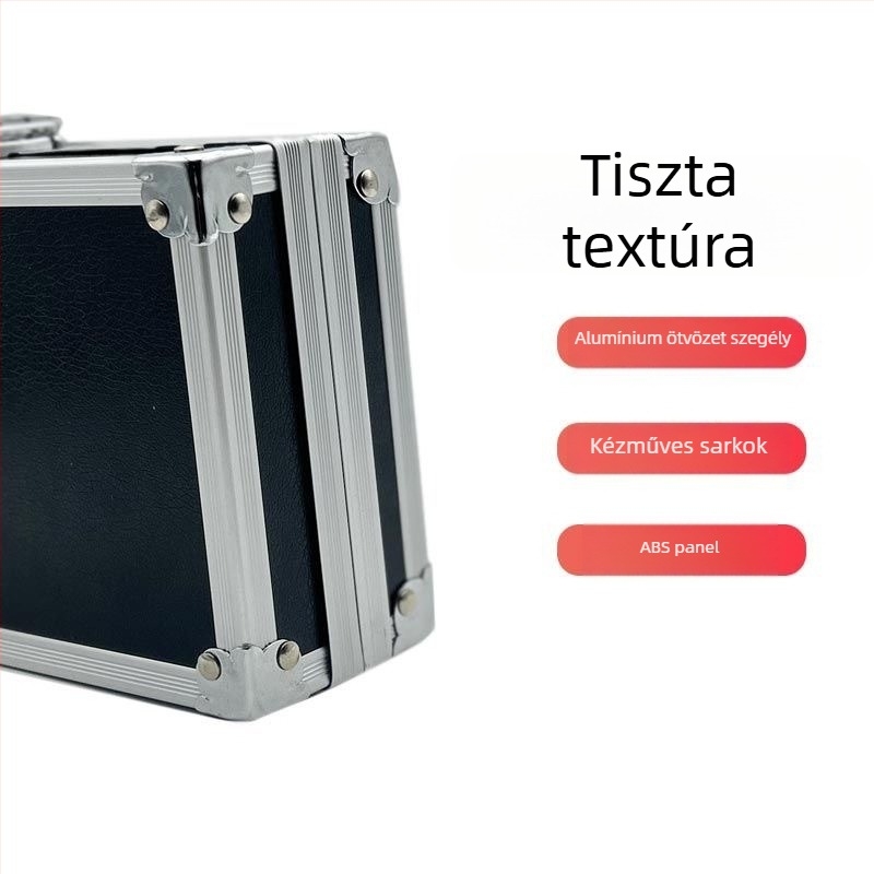 Caiyi luggage Hordozható alumínium szerszámtartó doboz — egyrétegű kialakítás szerszámtárolására és többfunkciós használatra