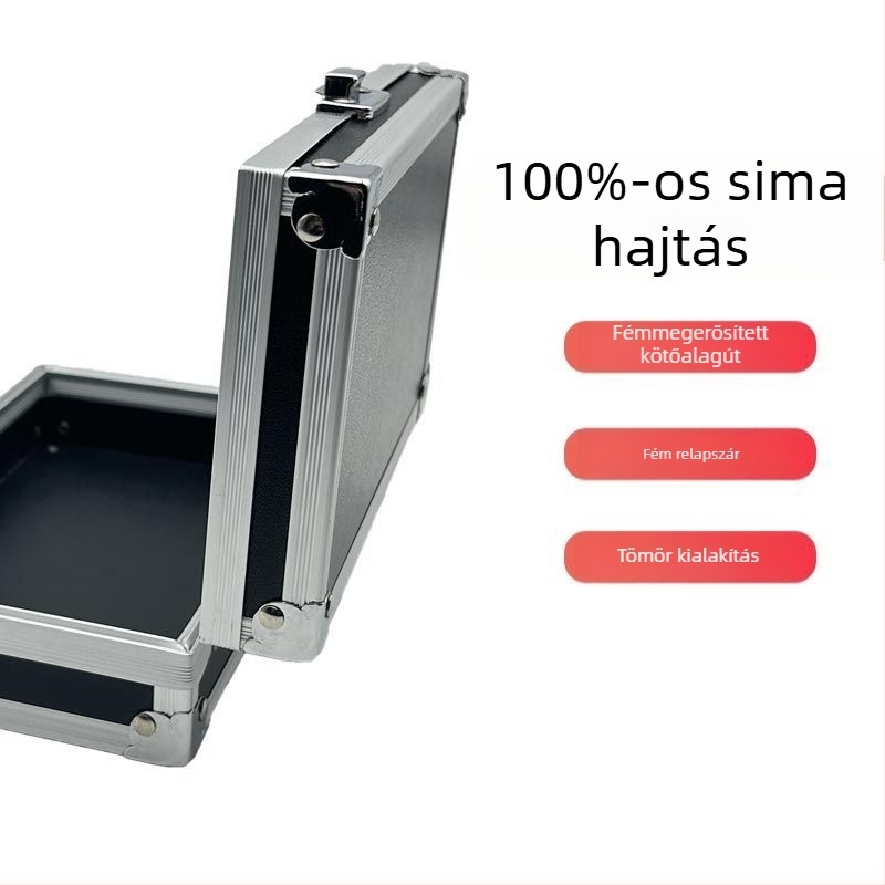 Caiyi luggage Hordozható alumínium szerszámtartó doboz — egyrétegű kialakítás szerszámtárolására és többfunkciós használatra