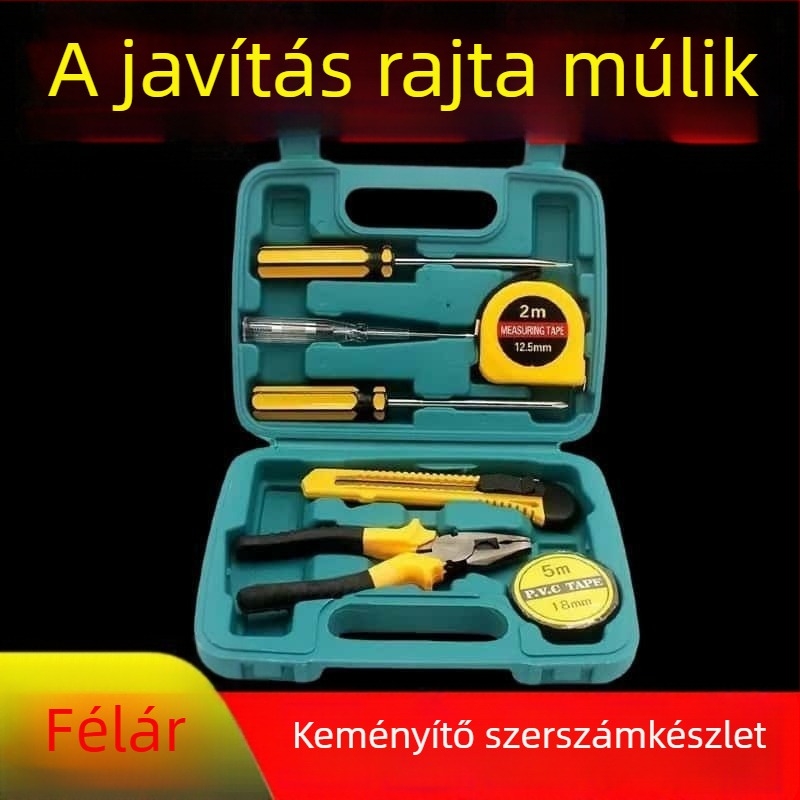 40 darabos kombinált szerszámkészlet – szétszerelési eszközökkel, háztartási javításokra