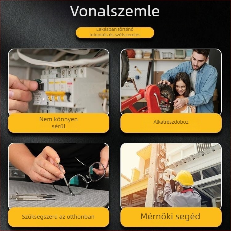 Szerszámtároló készlet — 38 darab bontóeszköz, háztartási használatra