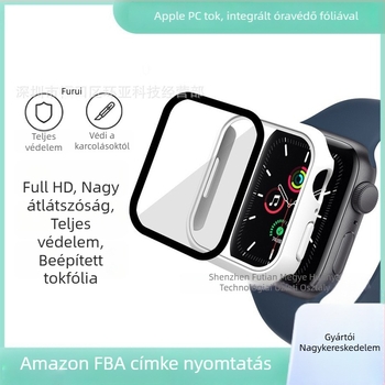 Apple Watch Series 7 védőtok PC és edzett üveg kijelzővédővel