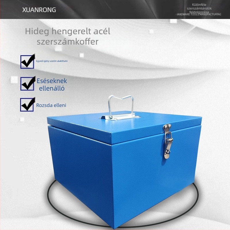 XR-151 szerszámosláda a Xuan Rong-tól, hidegen hengerelt acéllemez felépítés, 30 kg teherbírás, 2,4 kg súly, tárolásra