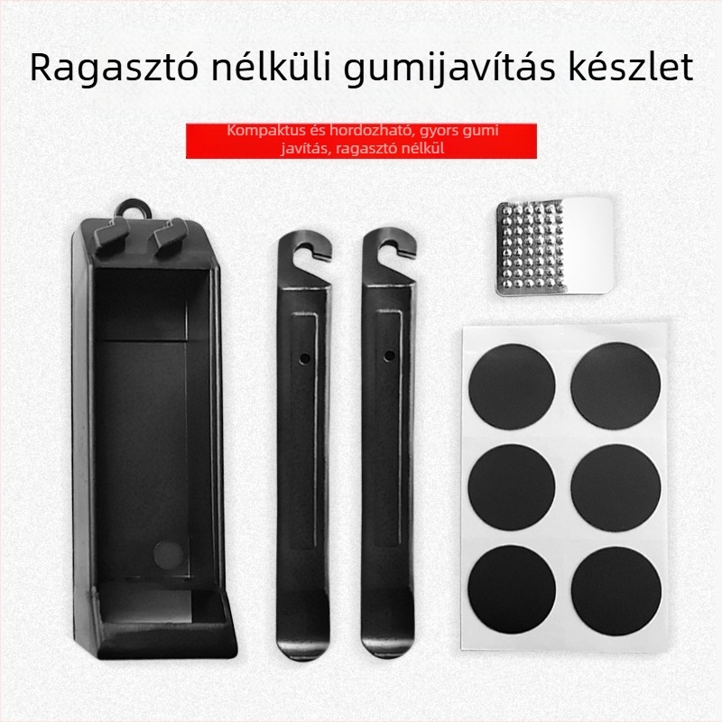 Hordozható kerékpár-javító készlet ragasztó nélküli defektjavító foltokkal, hegyi kerékpárhoz, testreszabott feldolgozás — Yiwu Suxiao