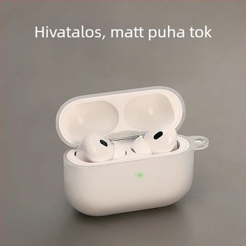AirPods Pro védőtok, szilikon puha burkolattal, matt felülettel, gravírozott dizájn, kompatibilis AirPods Pro