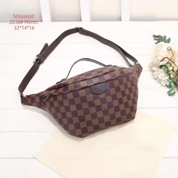 Uniszex derék- és crossbody táska nagy kapacitású, utcai stílus