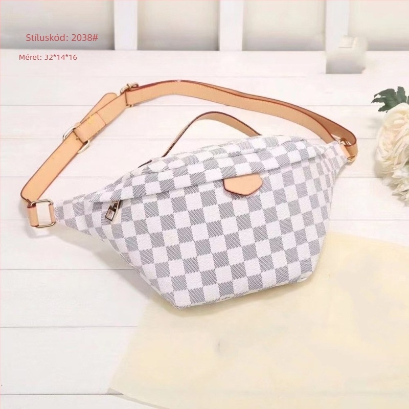 Uniszex derék- és crossbody táska nagy kapacitású, utcai stílus