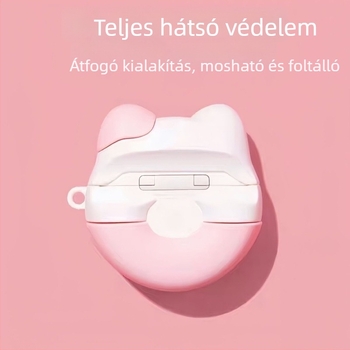 Donut alakú AirPods Pro védőtok Apple számára, 1./2. generációval és 3. generációval kompatibilis, rajzfilm stílusú, PVC anyag