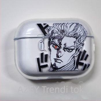 Killer Queen Jojo puha átlátszó tok AirPods Prohoz (2. és 3. generáció)