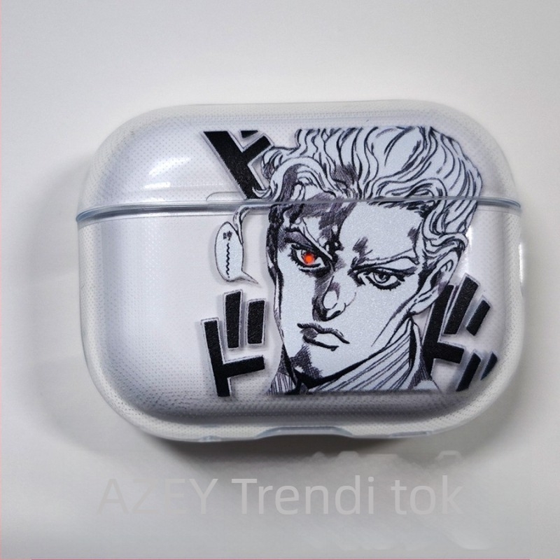 Killer Queen Jojo puha átlátszó tok AirPods Prohoz (2. és 3. generáció)