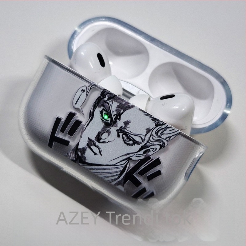 Killer Queen Jojo puha átlátszó tok AirPods Prohoz (2. és 3. generáció)