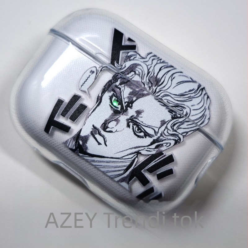 Killer Queen Jojo puha átlátszó tok AirPods Prohoz (2. és 3. generáció)