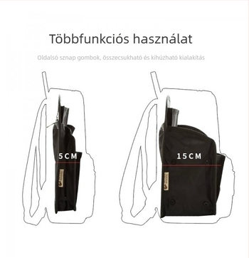 Kaiju kocka alakú tároló táska vastag nylonból utazáshoz és kozmetikai tároláshoz