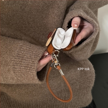 Prémium barna védőtok AirPods 2/3/4 és AirPods Pro számára