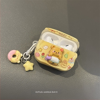 Butter Bear védőtok AirPods 4. genhez és AirPods Pro 2. genhez