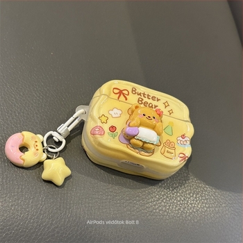 Butter Bear védőtok AirPods 4. genhez és AirPods Pro 2. genhez