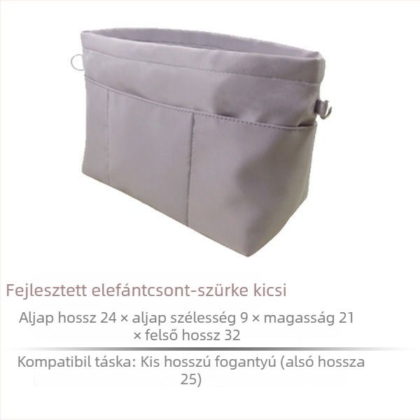Fejlesztett belső szervező tote tásához, PU anyagú, nylon bélés, otthoni tároláshoz