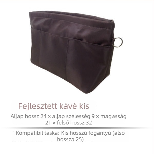 Fejlesztett belső szervező tote tásához, PU anyagú, nylon bélés, otthoni tároláshoz