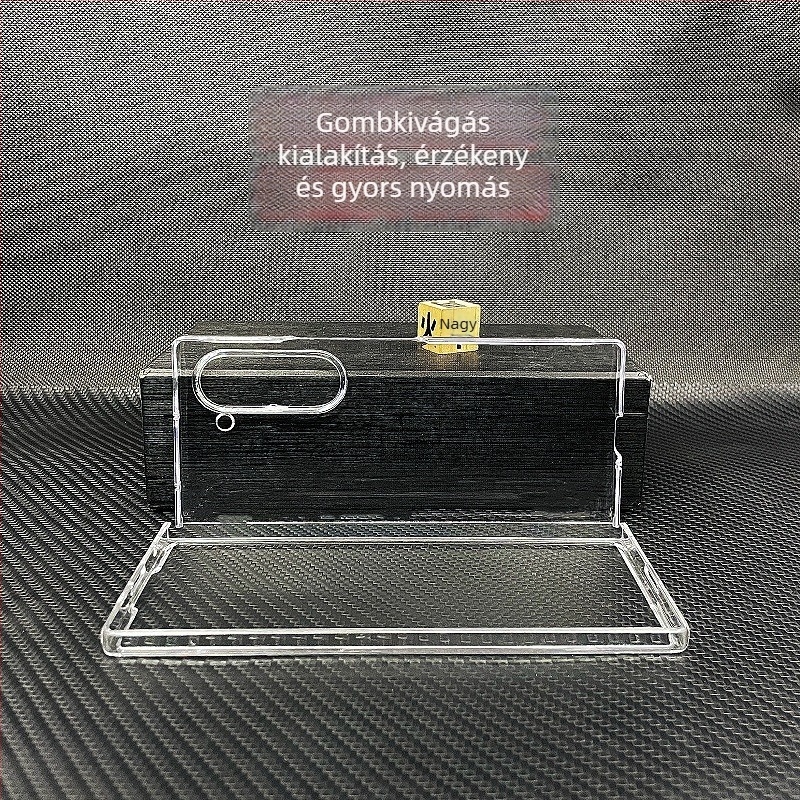 Átlátszó kemény tok Samsung Z Fold7/Z Fold6 készülékekhez, ütésálló védelemmel