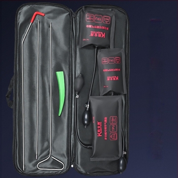 Autóajtó zárnyitó eszköz légzsák-horgos készlettel és ajtónyitó ék