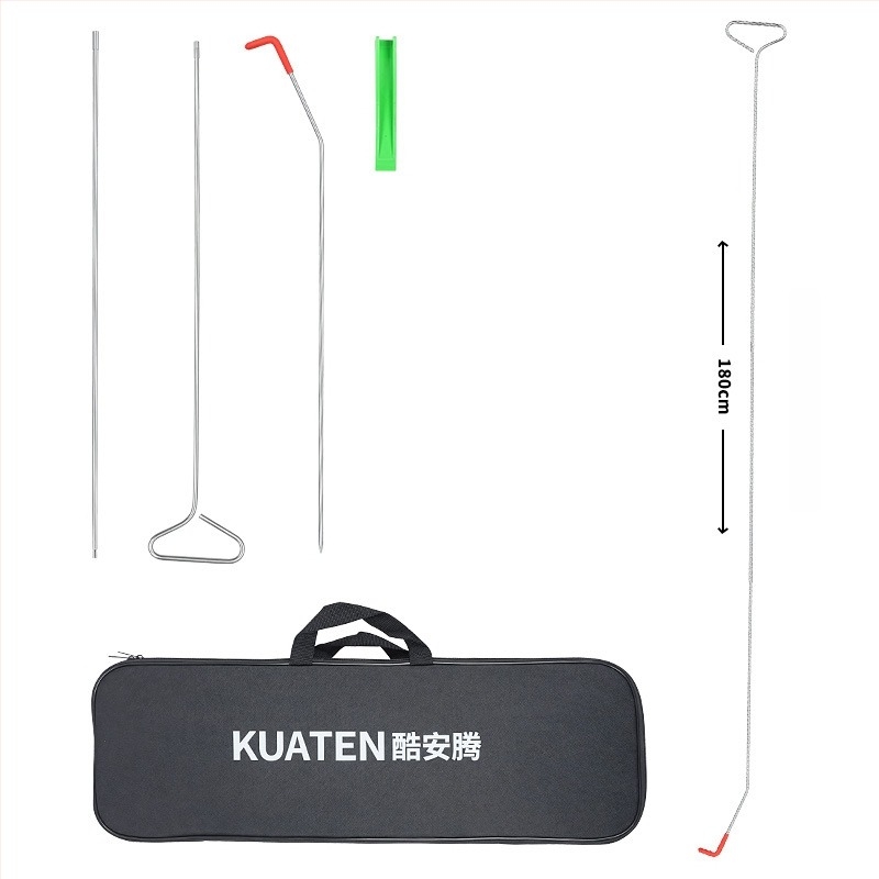 Autóajtó zárnyitó eszköz légzsák-horgos készlettel és ajtónyitó ék