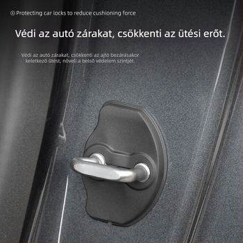 Ajtózárvédő sapka Model 3/Y-hoz, TPE anyag, XT007, nyomtatott logó