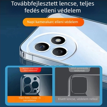 Átlátszó TPU tok Honor X50i+, X40 GT, X30 Max, X20 SE és X60 számára