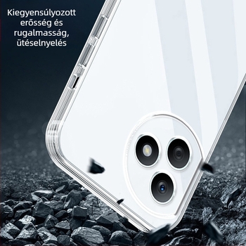 Átlátszó TPU tok Honor X50i+, X40 GT, X30 Max, X20 SE és X60 számára