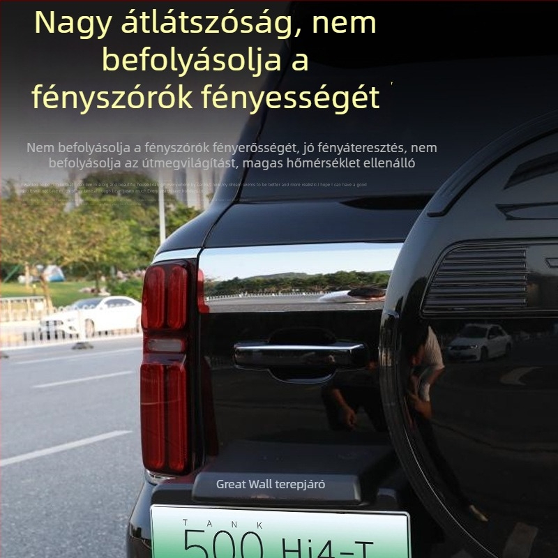 VEELVEE TPU védőfilmet a Tank 500 Hi4-T első és hátsó lámpáihoz