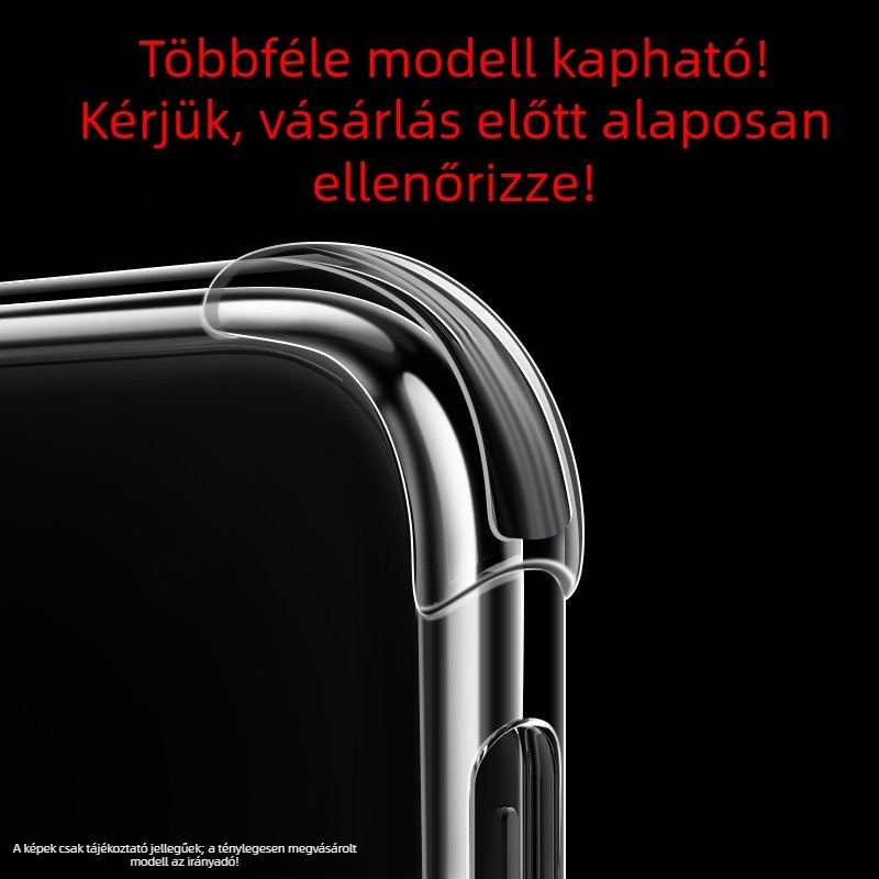 Átlátszó TPU légzsákos védőtok Moto Edge 50 Pro 5G-hez, ütésálló védelem