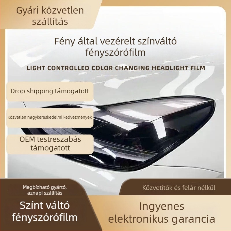 TPU védőfólia LED fényszórókhoz – kompatibilis minden modellhez